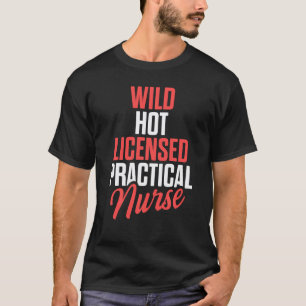 Camiseta Lpn Enfermera Práctica Licenciada Wild Rn Enfermer
