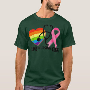 Camiseta LPN Enfermero RN Conciencia sobre el cáncer de mam