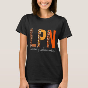 Camiseta Lpn Licenciado En Enfermería Práctica Leopard Caíd