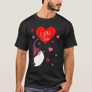 Camiseta LPN Life Valentine Gnome El día de San Valentín