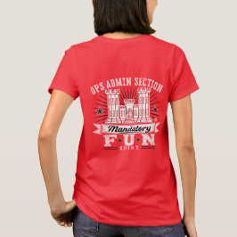 Camiseta LRN OP Diversión Obligatoria Rojo