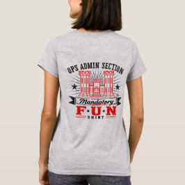 Camiseta LRN OP Divertido Obligatorio Color Claro Mujer