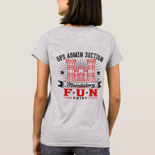 Camiseta LRN OP Divertido Obligatorio Color Claro Mujer