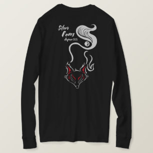 Camiseta LS de las mujeres de los zorros plateados