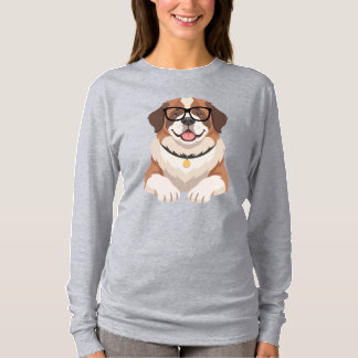 Camiseta LS Perro con Gafas