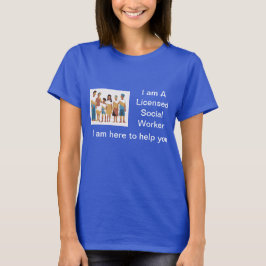 Camiseta LSW de las mujeres azules