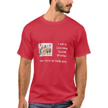 Camiseta LSW de los hombres rojos
