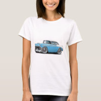 Lt 1956 de Chevy Belair Azul-Blanco Car