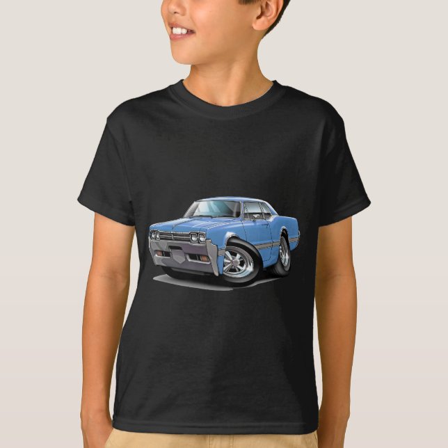 Camiseta Lt 1966 del machete de Olds Blue Car (Anverso)