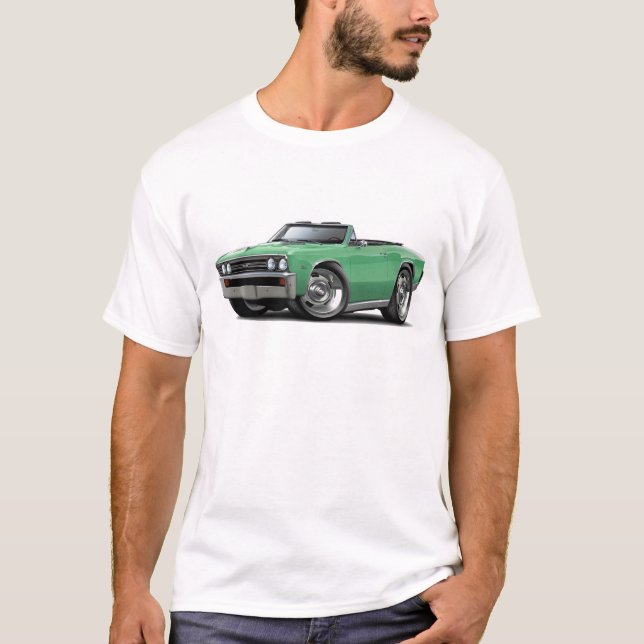 Camiseta Lt 1967 de Chevelle Green Convertible (Anverso)