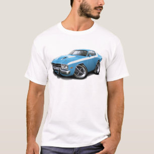 Camiseta Lt 1973-74 del Roadrunner Azul-Blanco Car