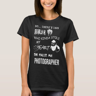 Camiseta Ltd Stole My Heart Photographer