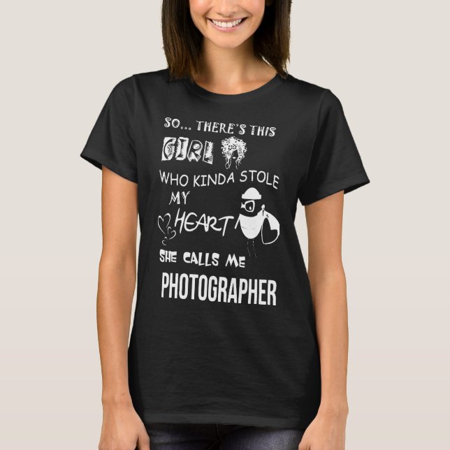 Camiseta Ltd Stole My Heart Photographer (Anverso)