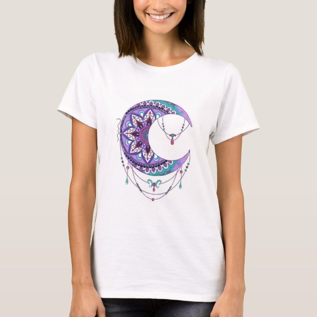 Camiseta Lua Mandala (Anverso)