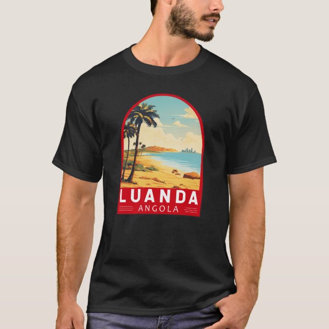 Camiseta Luanda Angola Viaje al arte (Anverso)