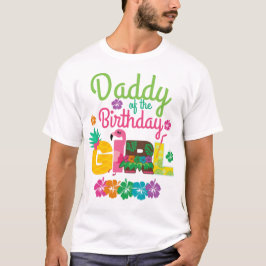 Camiseta Luau de Hawái Papi del verano Chica de cumpleaños
