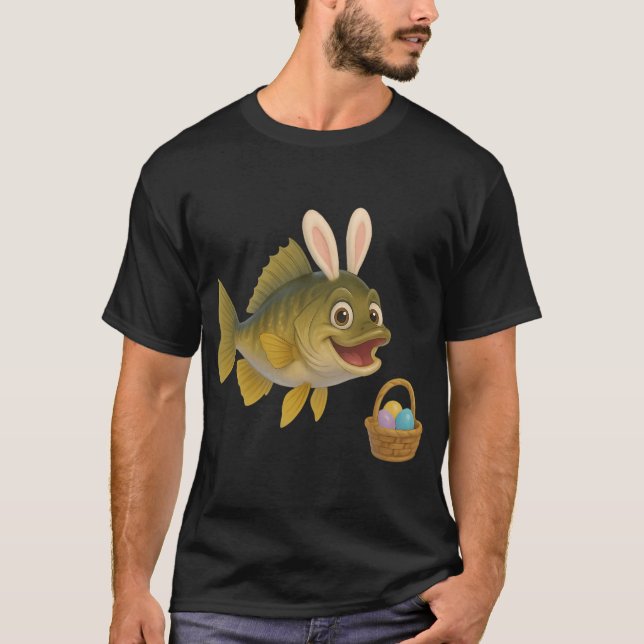 Camiseta lubina amarilla de Pascua (Anverso)