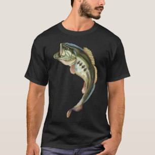 Camiseta Lubina de Boca Grande Saltando