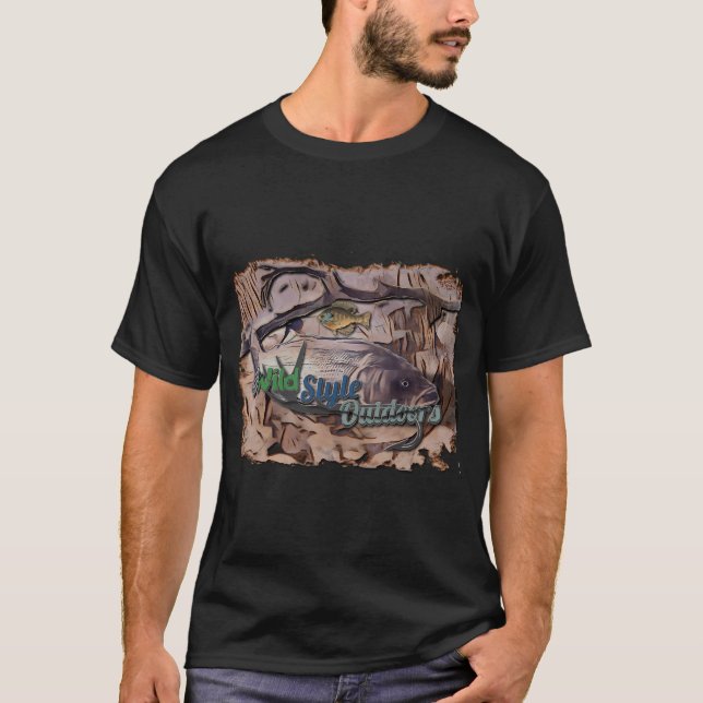 Camiseta Lubina de estilo salvaje 3D (Anverso)