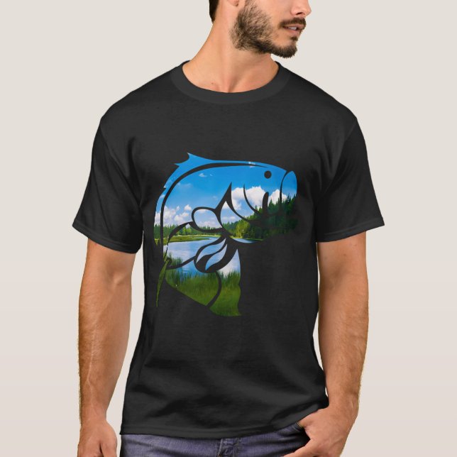 Camiseta lubina de lago (Anverso)