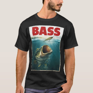 Camiseta Lubina divertida papá pesca boca lubina pesca Fis