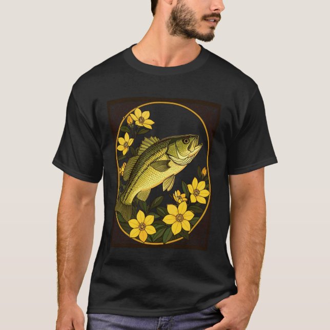 Camiseta Lubina Estriada Roca y Flores de Jazmín (Anverso)