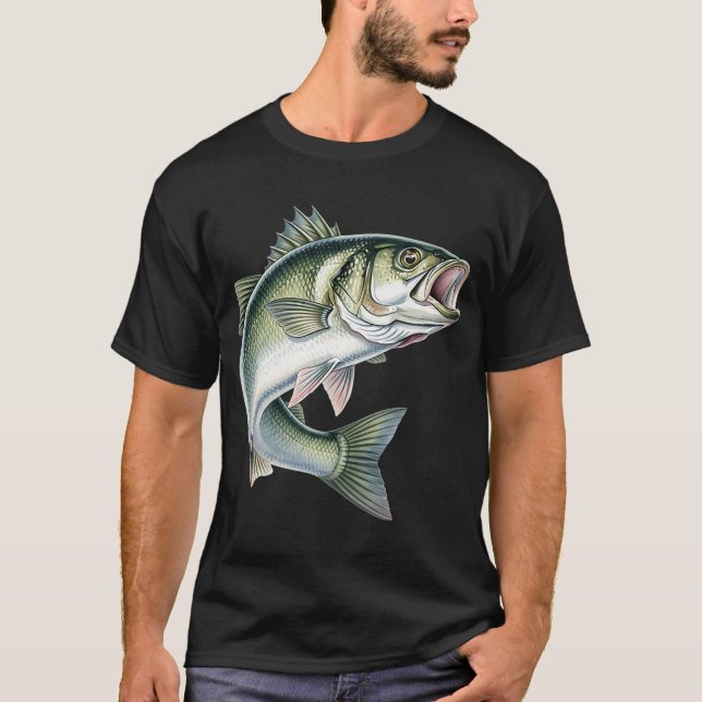 Camiseta lubina manchada (Anverso)