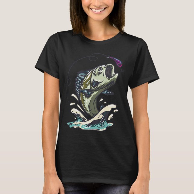Camiseta Lubina salta captura (Anverso)