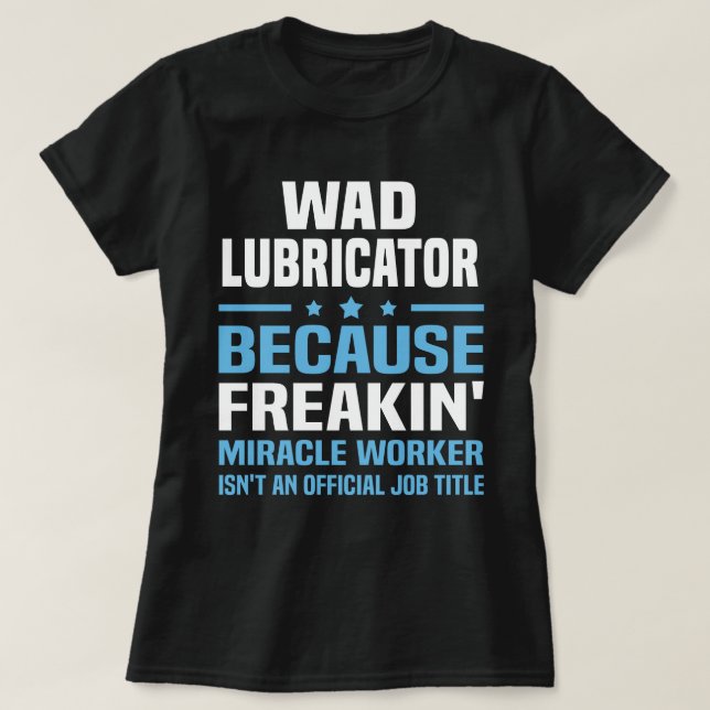 Camiseta Lubricador Wad (Diseño del anverso)