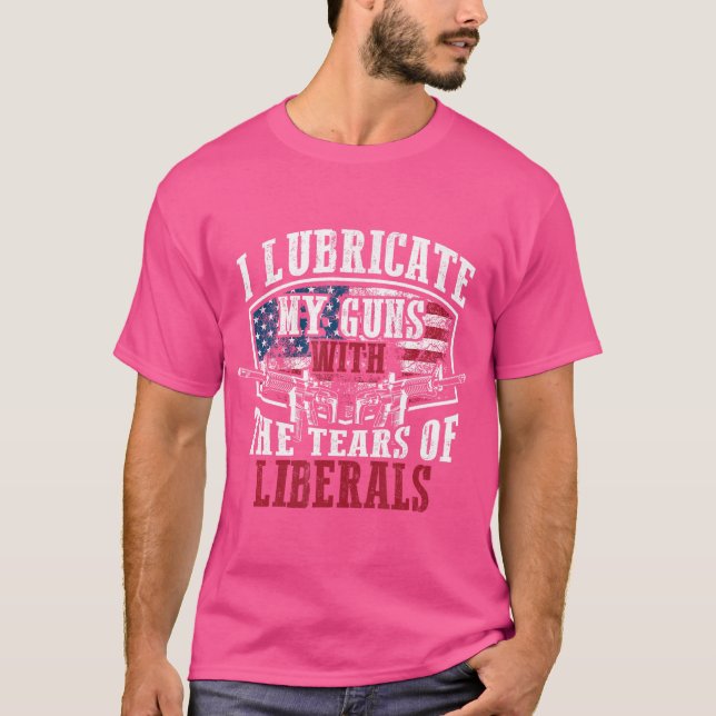 Camiseta Lubrico Mis Pistolas Con Lágrimas De Liberales Shi (Anverso)