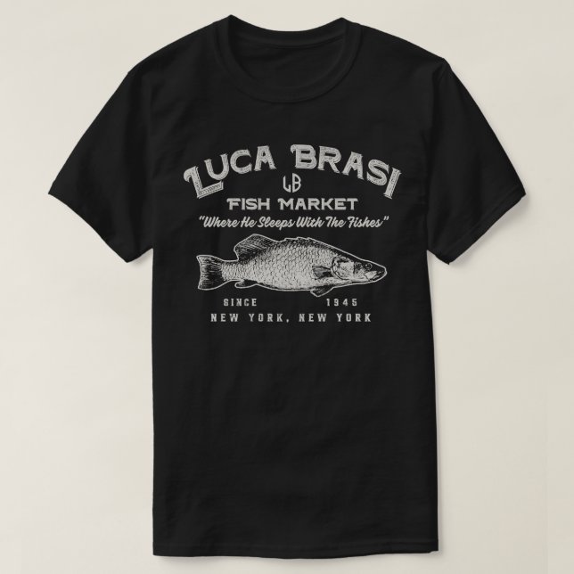 Camiseta Luca Brasi Fish Market Worn Dks (Diseño del anverso)