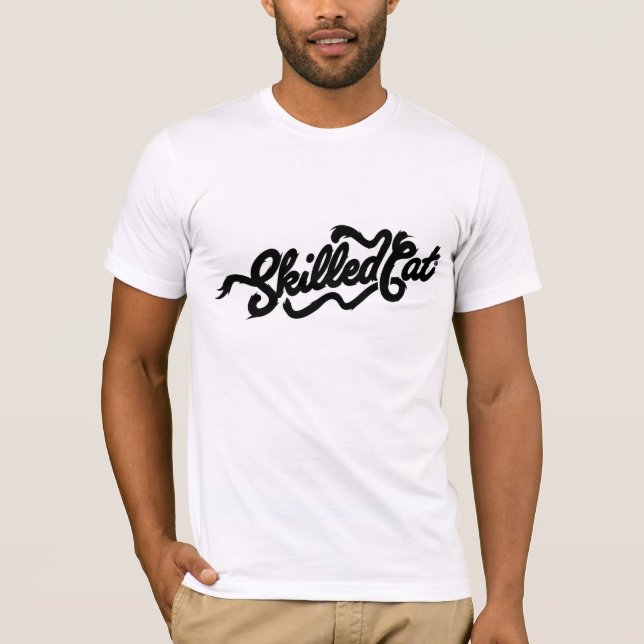 Camiseta Luca Ionescu "gato experto " (Anverso)