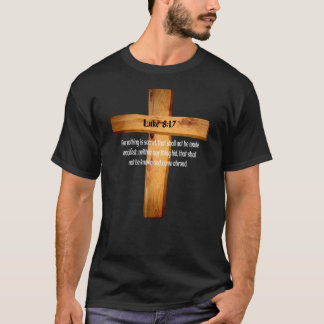 Camiseta Lucas 8 17 Jesús importa la Sagrada Escritura de l