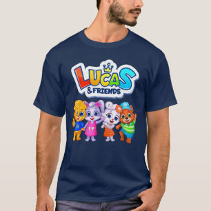 Camiseta Lucas y Amigos por RV AppStudios Squad vintage