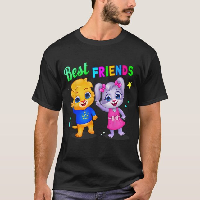 Camiseta Lucas y Ruby - Los mejores amigos para siempre por (Anverso)