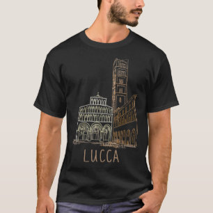 Camiseta Lucca City Italia regalo de recuerdo para hombres 