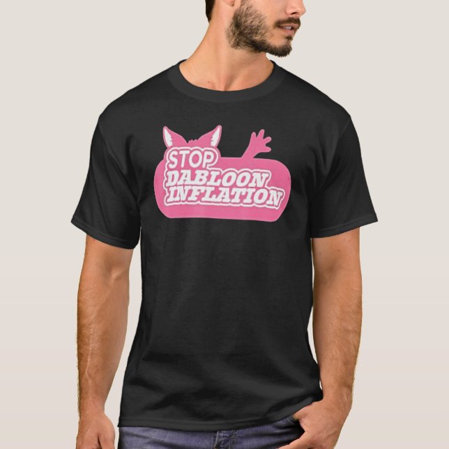 Camiseta Lucca International Stop Dabloon Inflation (Anverso)