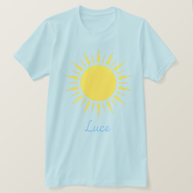 Camiseta Luce (Anverso del diseño)