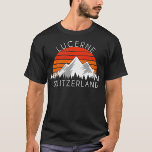Camiseta Lucerna Suiza de época con problemas