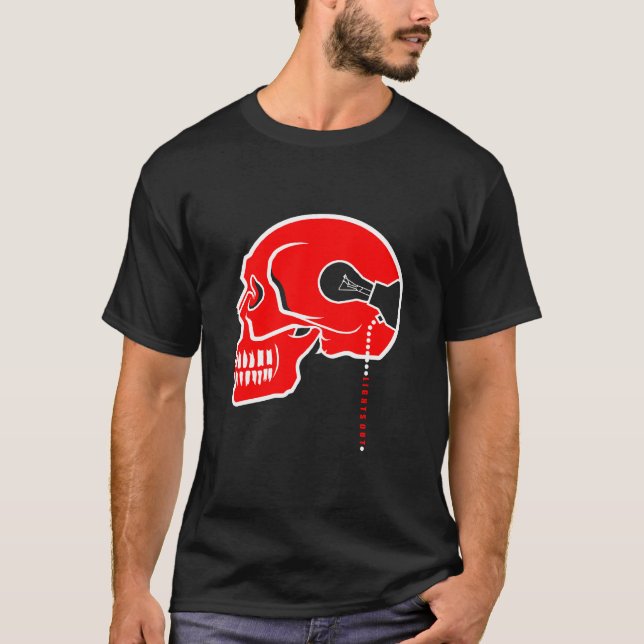 Camiseta Luces apagadas (Anverso)