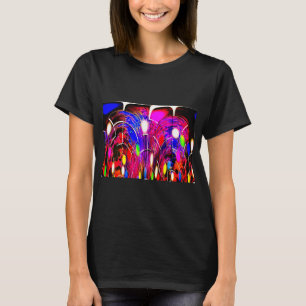 Camiseta Luces bonitas de Navidad festivas