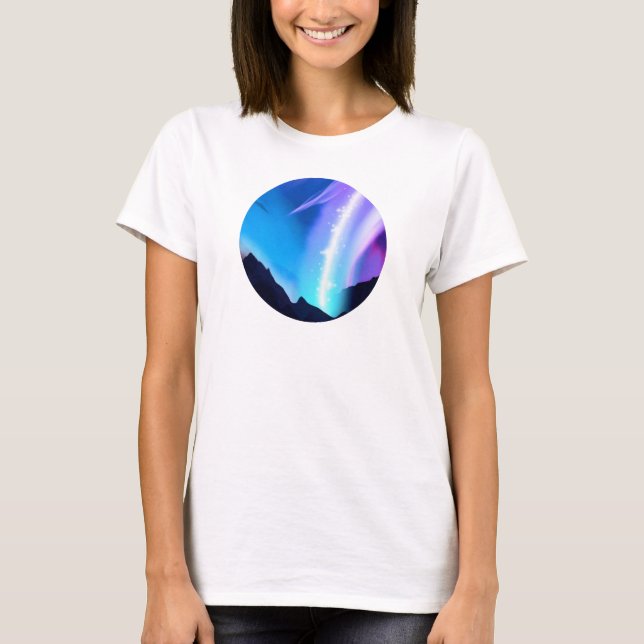 Camiseta Luces boreales (Anverso)