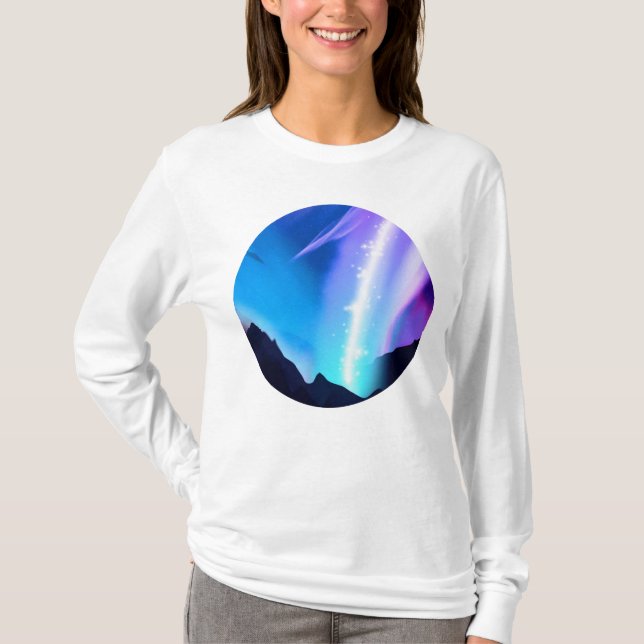 Camiseta Luces boreales (Anverso)