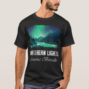 Camiseta Luces boreales, Aurora Borealis 