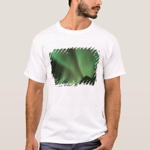 Camiseta Luces boreales, Aurora borealis al pie de las mont