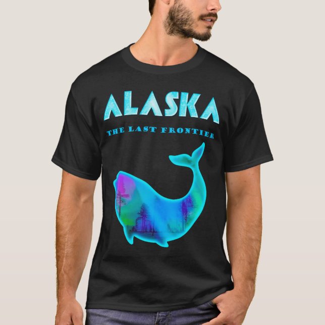 Camiseta Luces boreales de Alaska (Anverso)