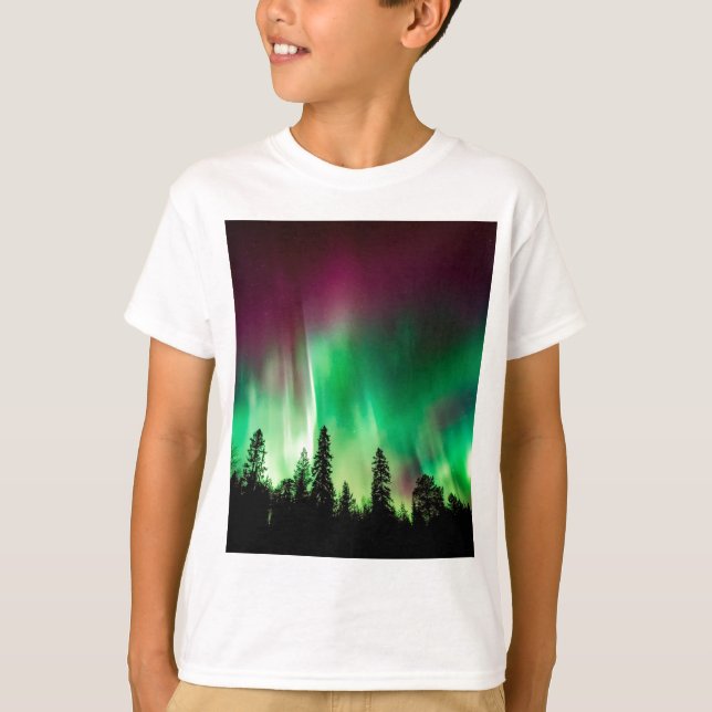 Camiseta Luces boreales de Aurora (Anverso)