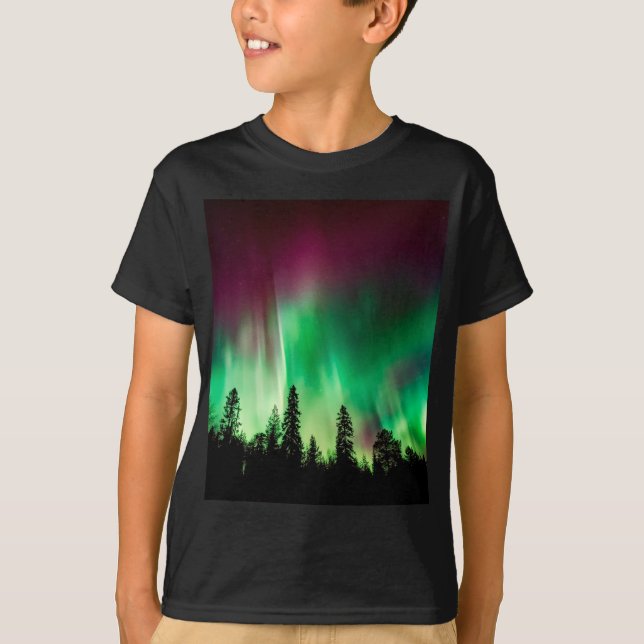 Camiseta Luces boreales de Aurora (Anverso)