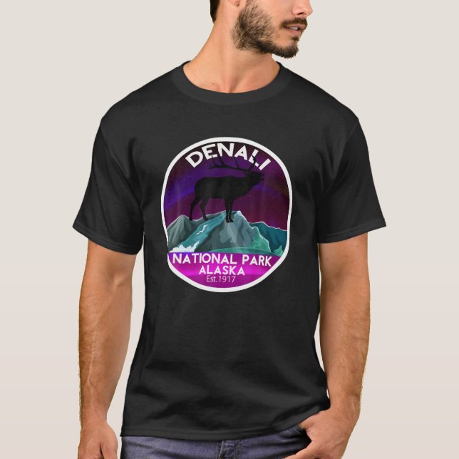 Camiseta Luces boreales de Wasilla Alaska (Anverso)