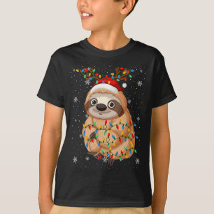 Camiseta Luces de árbol de navidad feas para animales de So